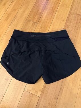 lululemon athletica Black Women's Athletic Skort with Zip Pocket